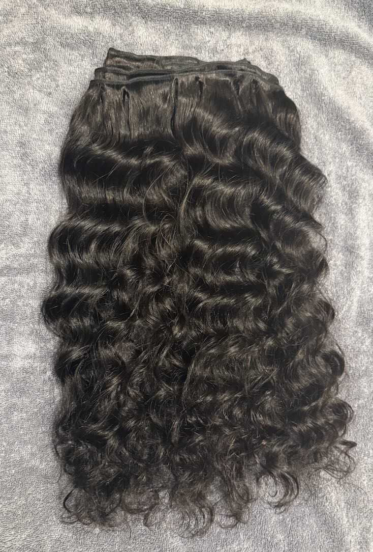 Loose deep wave human hair loosed from the bundle