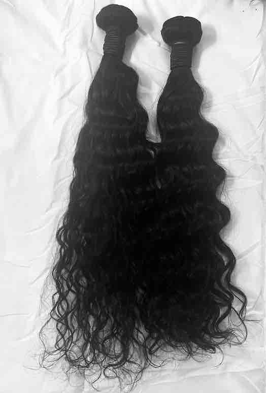 Brazilian natural hair extensions 2 bundles