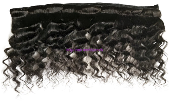 Loosed out of the bundle natural loose curl Human hair