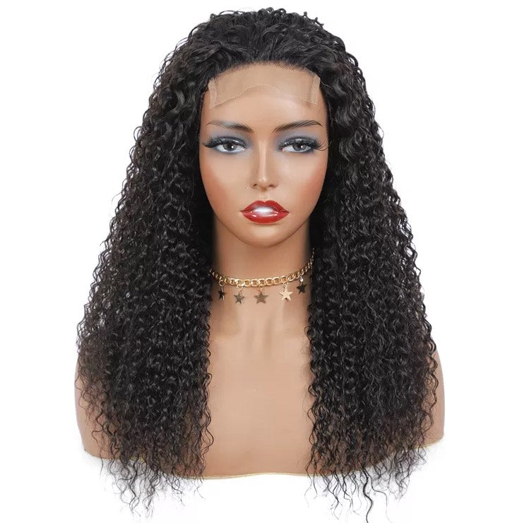 Human Hair Kinky Curl Lace front wig