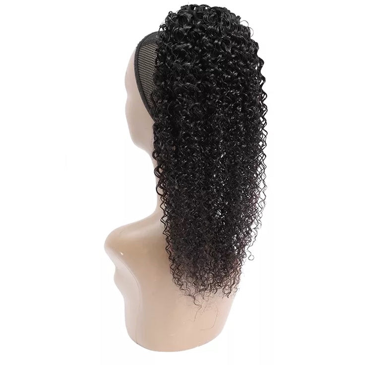 Human Hair Curly Pony Tail
