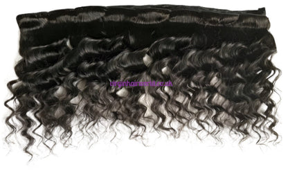 Loosed out of the bundle natural loose curl Human  hair
