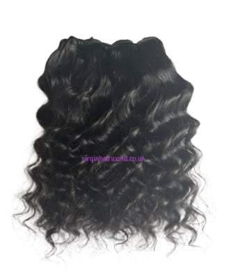 Loosend out of the bundle natural loose curl hair extensions
