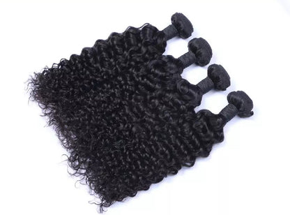 four bundles of water weave Brazilian hair extensions